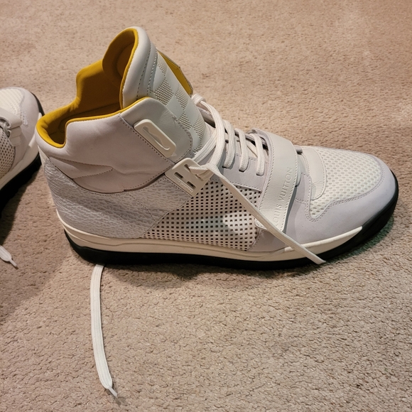 Louis Vuitton Trainer Sneaker Boot High leather high trainers - Picture 4 of 11